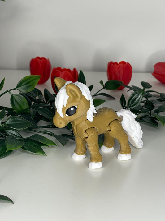 Flexibles Mini-Pferd – 3D-gedruckte Figur Articulated