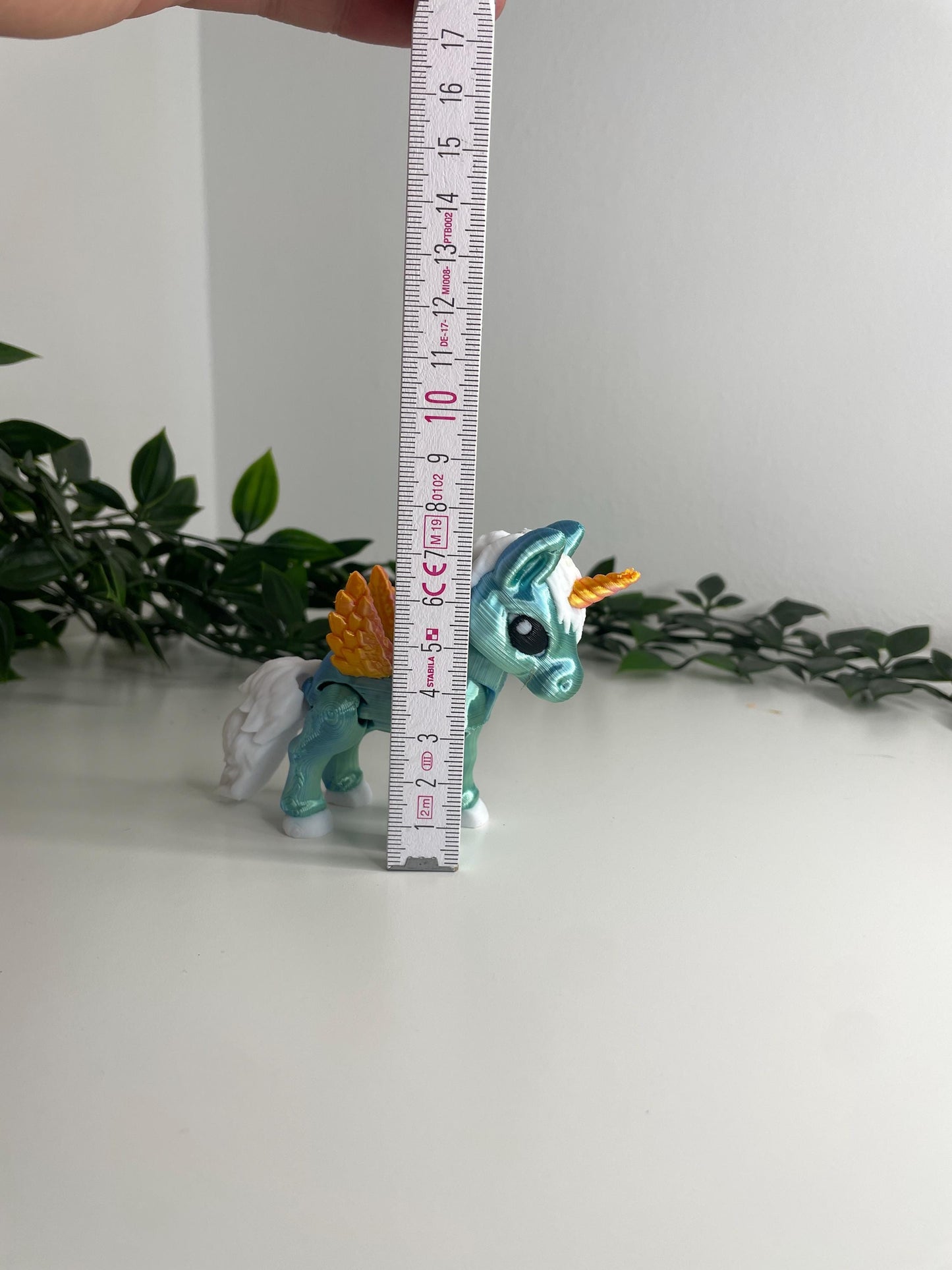 Magisches Einhorn – Silk Blau-Grün –