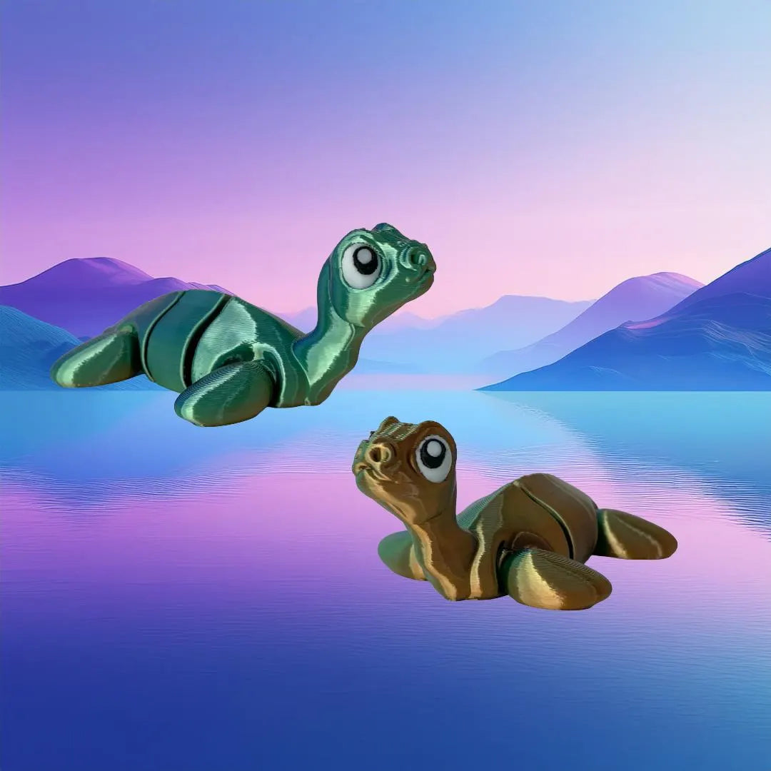 Wobblies Wasserfreunde – Bewegliche Tiere & Fantasiefiguren | Articulated 3D-Sammelfiguren